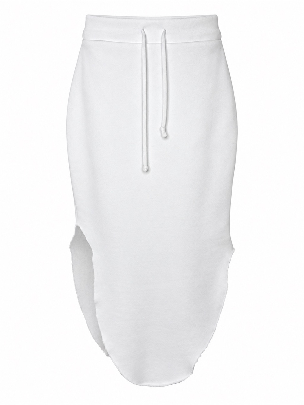FRANK & EILEEN Tee Lab Donegal Unforgettable Midi Skirt White Raw Hem Medium